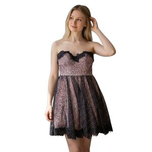 City Triangle Strapless Dress  sz Junior 3